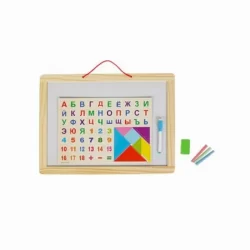 Дъска магнитна/С цифри и букви на кирилица